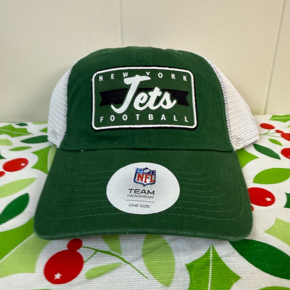 NWT Men’s New York Jets Green Snapback Adjustable Green Hat
